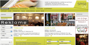 spise På Spiseliv.dk bliver man guidet til gode restauranter.