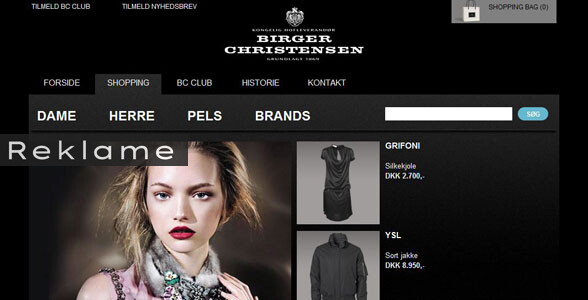 birger christensen Luksusbutikken Birger Christensen i København har åbnet netbutik